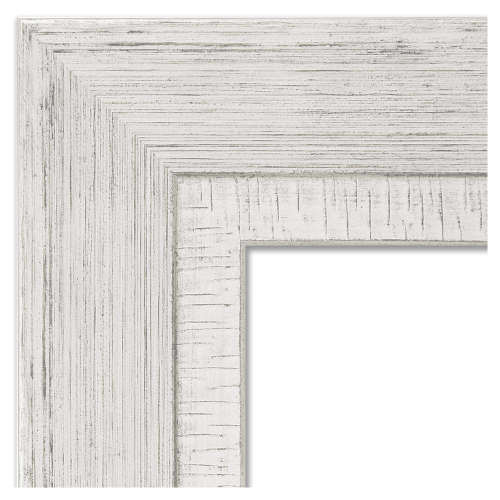 Rustic White 11x14 Distressed Wood Wall Frame