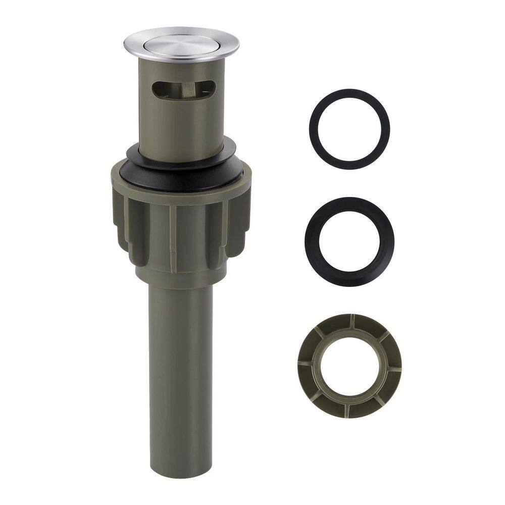 (2 Pack) ABS Pop-Up Drain Assembly with Overflow for Bathroom Sink in Brushed Nickel price history on PriceWatchPro