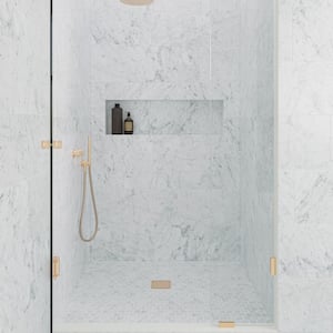 Monet Circle 2 in. x 2 in. Honed White Carrara Marble Mosaic Tile (4.69 sq. ft./Case)