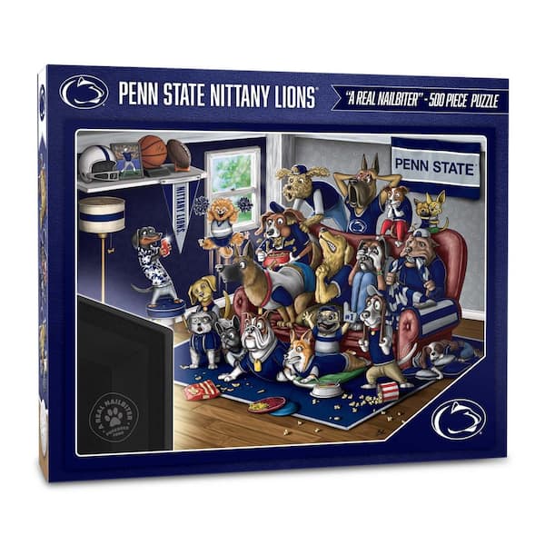 YouTheFan NCAA Penn State Nittany Lions Purebred Fans Puzzle-A Real Nailbiter (500-Piece)