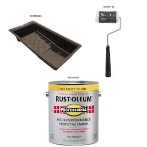 1 gal. High Performance Protective Enamel Gloss Safety Yellow Oil-Based Interior/Exterior Paint