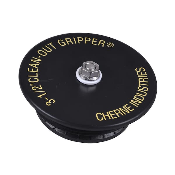 Cherne 270138 Gripper 3 1 2 In Black Mechanical Clean Out Plug