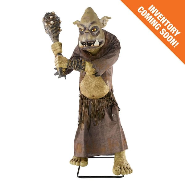 8 ft. Gruesome Grounds Giant-Sized Animated LED Tumble the Troll H11
