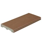 Good Life 1 in. x 5-1/4 in. x 1 ft. Cabin Grooved Edge Capped Composite Decking Board Sample
