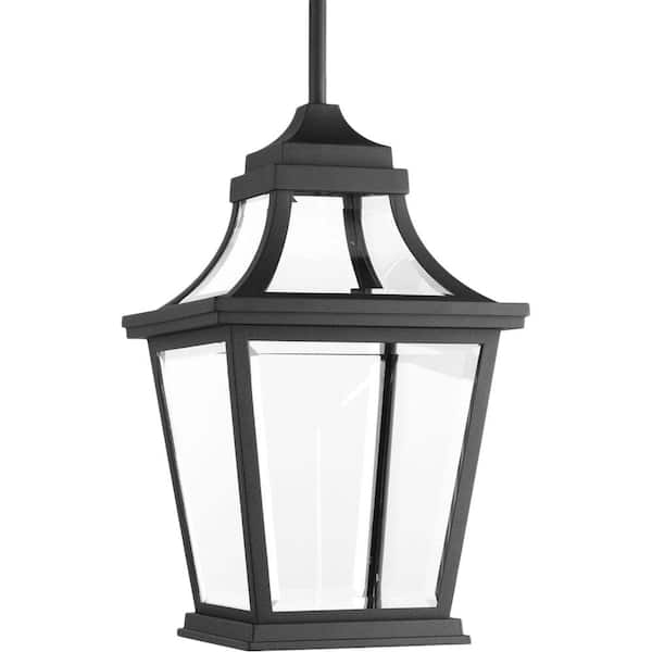 Progress Lighting Endorse Collection 1-Light Outdoor Black LED Hanging Lantern