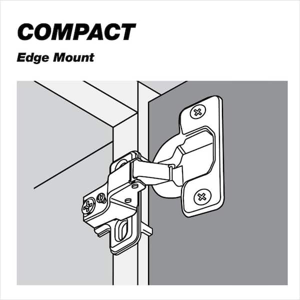Onward Frame Clip-On 5/8 in. Overlay Euro Hinge (1-Pair) Onward Frame Clip-On 5/8 in. Overlay Euro Hinge (1-Pair)