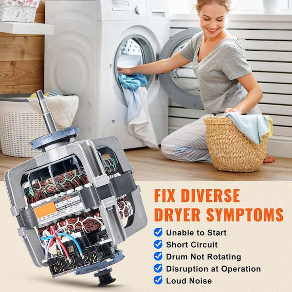 SKYSHALO DC31-00055G Dryer Motor, Compatible with Samsung Kenmore