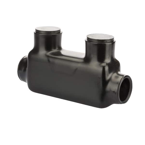 Polaris 500 MCM - 4 AWG Insulated In-Line Splice in Black