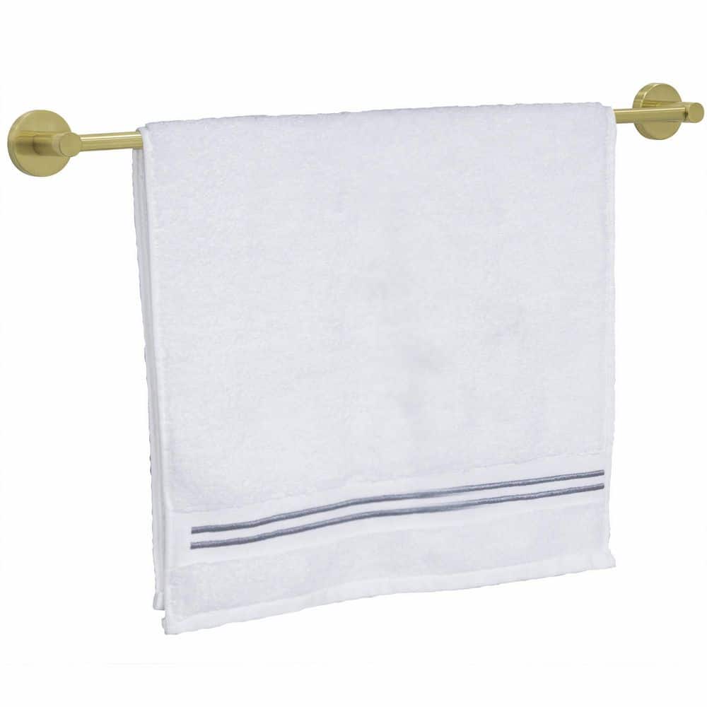 Gold Brushed Metal 3-Piece Bathroom Hardware Set