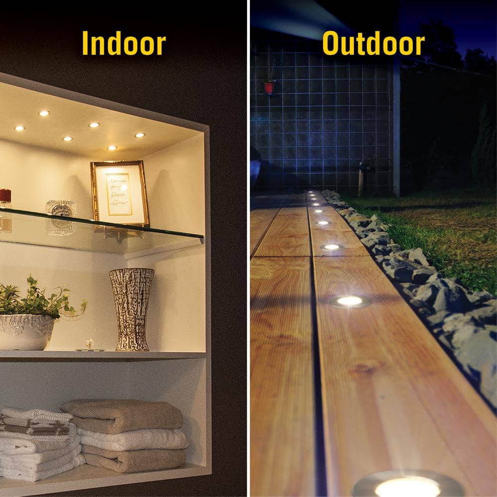 Soft Bright White Mini LED Puck Light with Remote Control