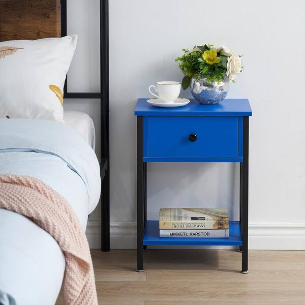 navy bedside locker