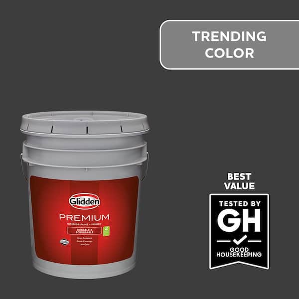 Glidden Premium 5 gal. PPG0995-7 Starless Sky Satin Exterior Latex