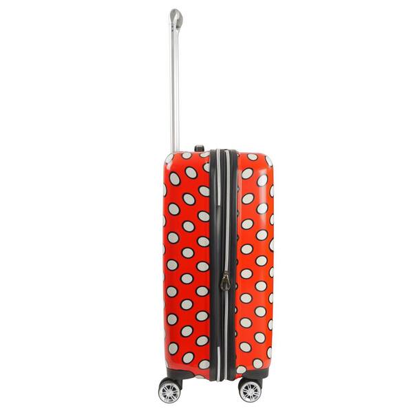 minnie mouse polka dot luggage