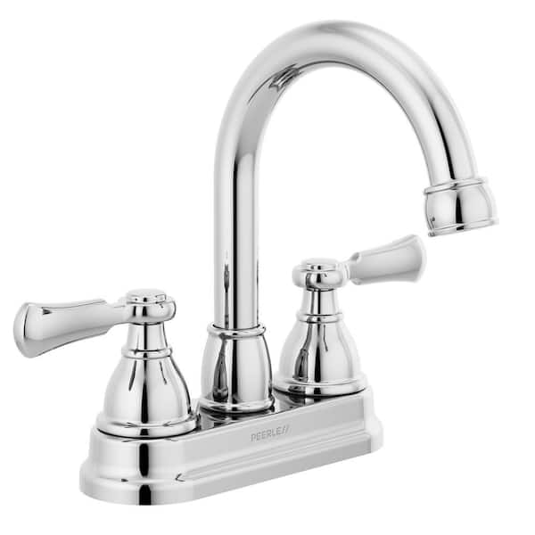 Peerless Elmhurst 4 in. Centerset 2-Handle Bathroom Faucet in Chrome