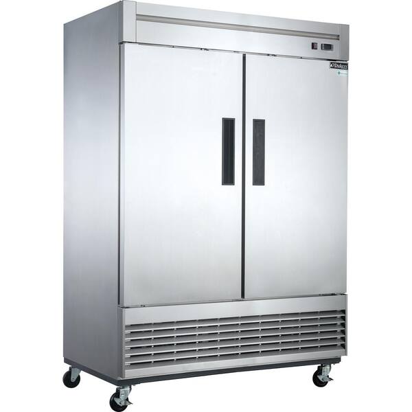 Dukers 40.7 cu. ft. 2-Door Commercial Refrigerator in Stainless Steel