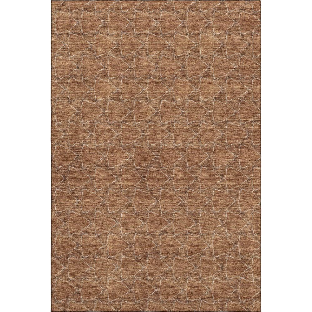 Mayfield Premium Machine Washable Abstract AMF960 Paprika 9 ft. x 12 ft. Area Rug price history on PriceWatchPro