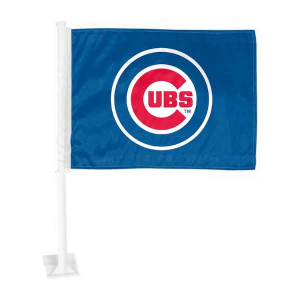 FANMATS MLB - Chicago Cubs Car Flag Large 1-Piece 11 in. x 14 in.