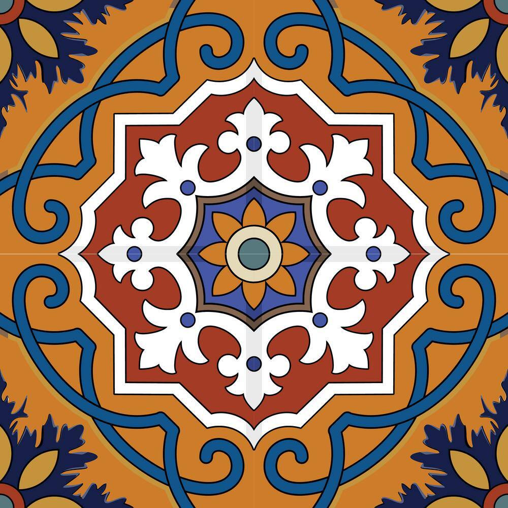 Orange C2 5 in. x 5 in. Vinyl Peel and Stick Tile (24-Tiles, 4.17 sq.ft./Pack) price history on PriceWatchPro