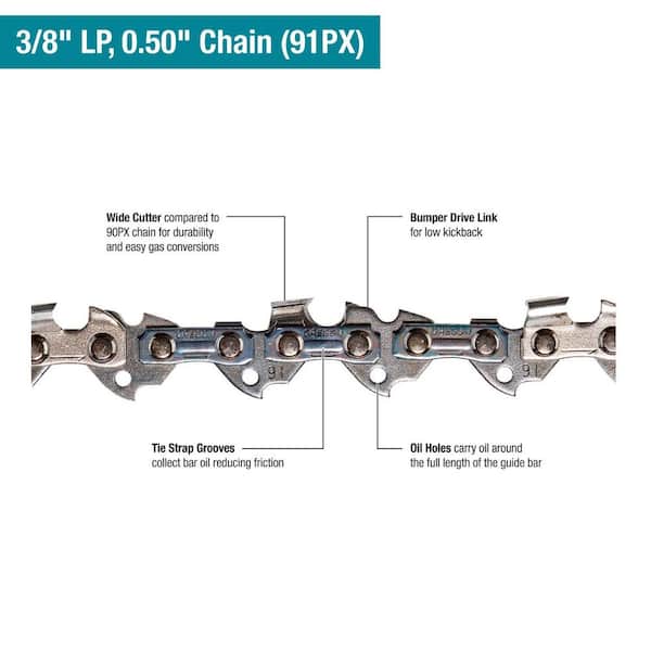 18 in. Saw Chain, 3/8 in. LP, .050 in.