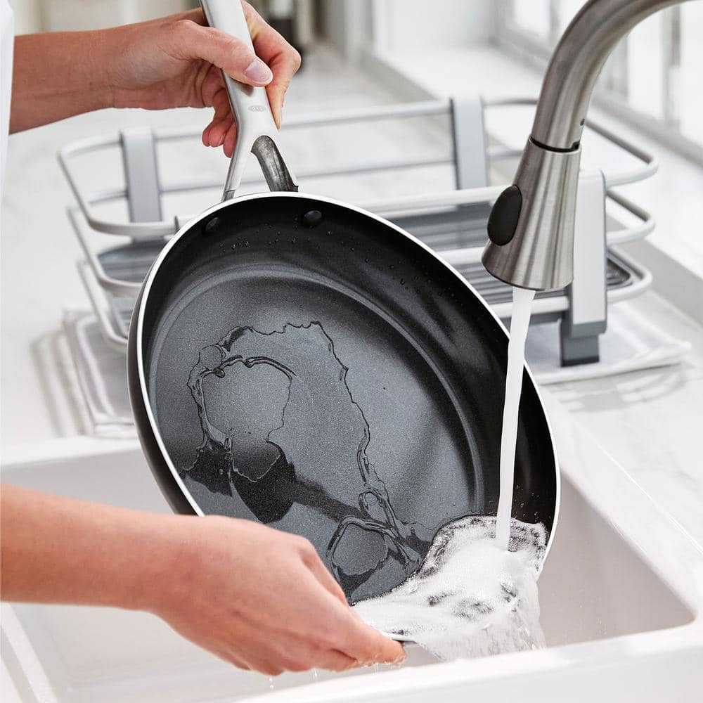 OXO Agility Black 12" Aluminum Ceramic Nonstick Fry Pan