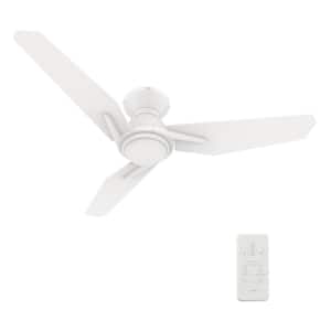 Tilbury II 48 in. Integrated LED Indoor/Outdoor White Smart Ceiling Fan with Light, Remote Works with Alexa/Google Home