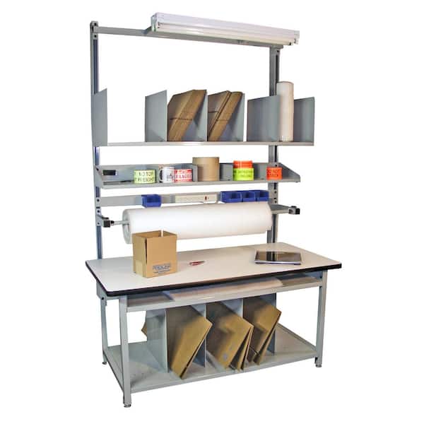 72 in. W x 30 in. D Heavy Duty Workbench with Laminate Top