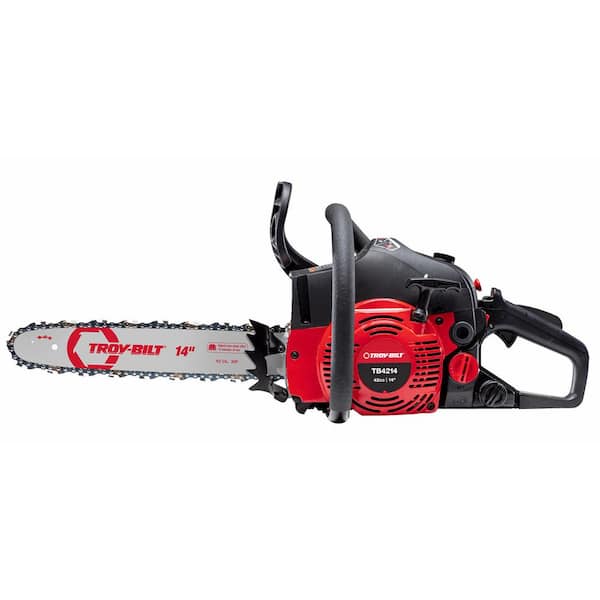Troy-Bilt 14 in. 42 cc 2-Cycle Lightweight Gas Chainsaw with Automatic Chain Oiler