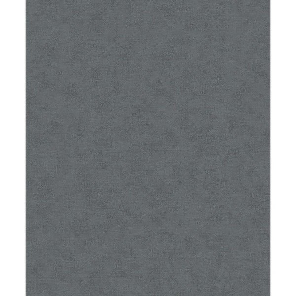 Unbranded Flora Collection Dark Grey Plain Linen Effect Shimmer Finish Non-Pasted Vinyl on Non-Woven Wallpaper Sample