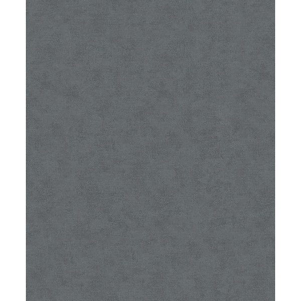 Unbranded Flora Collection Dark Grey Plain Linen Effect Shimmer Finish Non-Pasted Vinyl on Non-Woven Wallpaper Sample