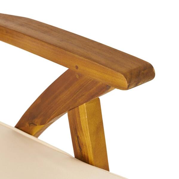 家具 2306 Brown Acacia Wood Outdoor Bar Stool Outdoor Barstools for
