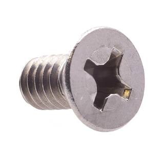 25 Viti A Testa Piana 1/4-20 X 1-1/4, Acciaio Inox 18-8, Phillips, Fastenere - Nuove