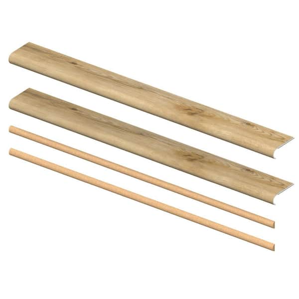 Montrouge Oak 6.5 mm x 46 in. x 5 in. Exact Match Round Nose Open Stair Return/Landing Kit (2-Pack)