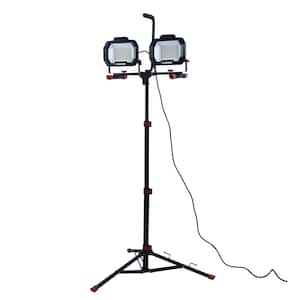 20,000 Lumen Two-Head Corded LED Work Light with Tripod