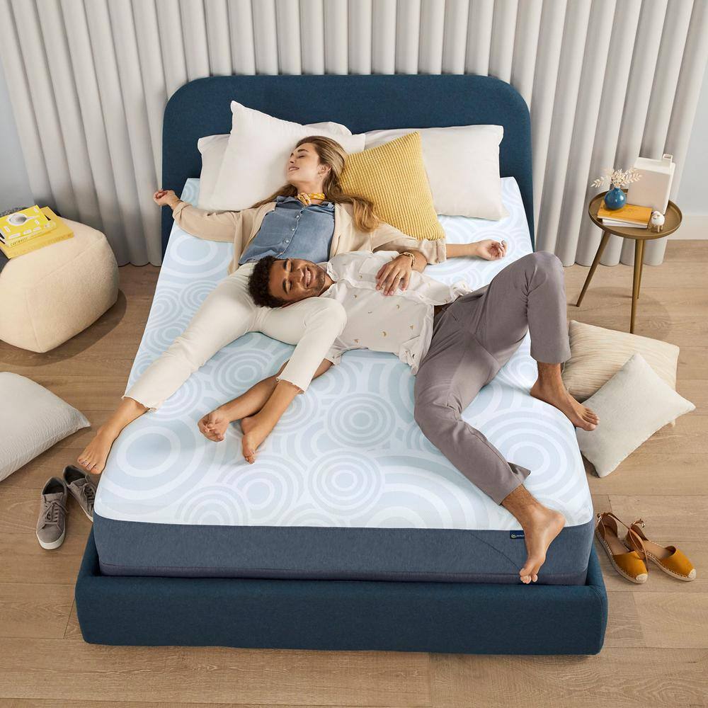Nestled Night 10" Queen Gel Memory Foam Medium Firm Mattress