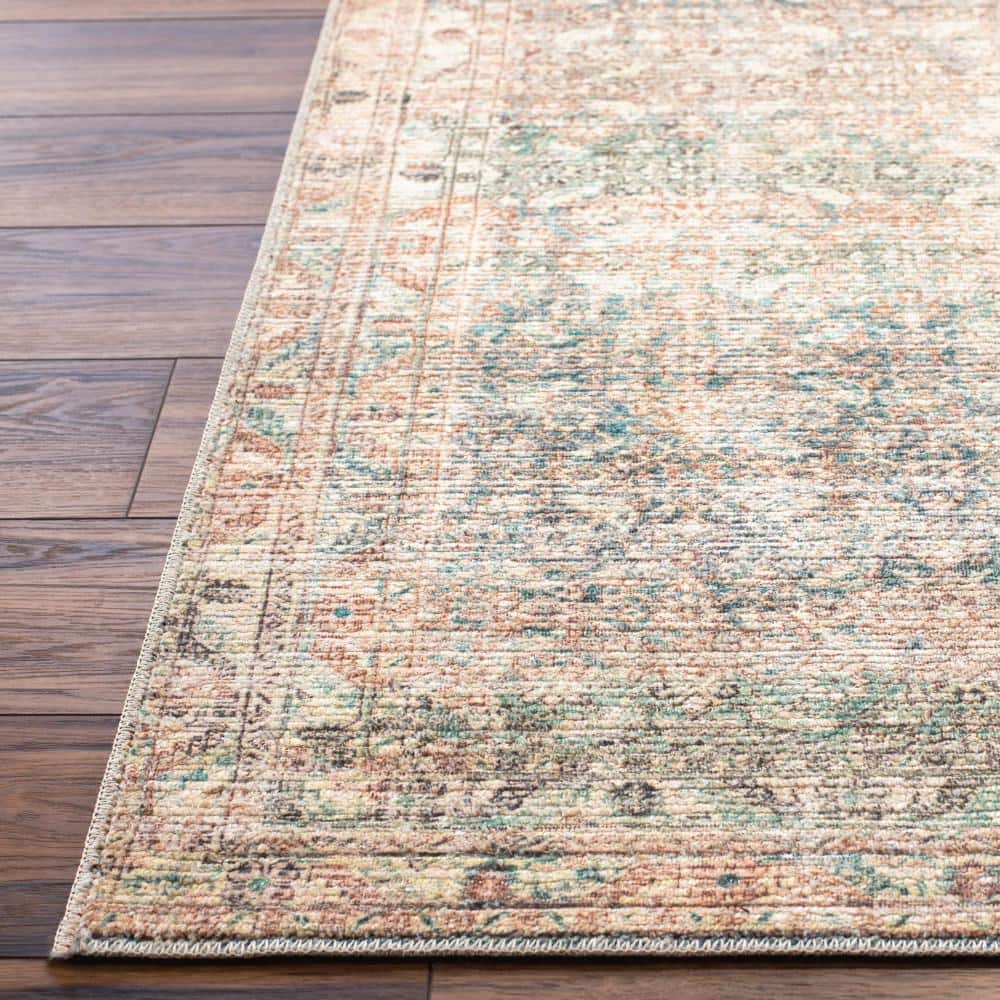 Marlene Sage and Brown Vintage Runner Area Rug