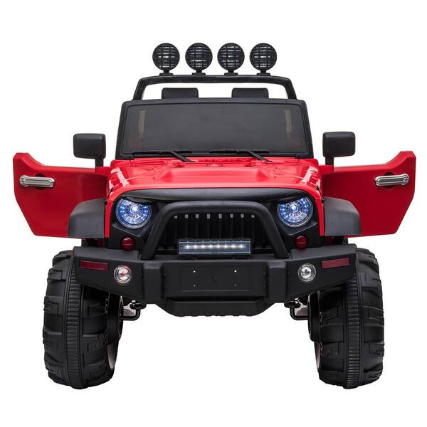 Red Kids Ride On Jeep style Battery Powered Electric Car W/Remote Control 