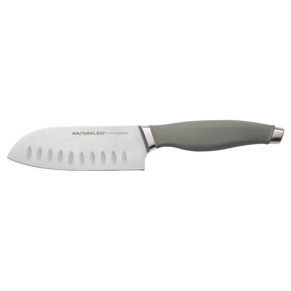 Rachael Ray Cutlery Japanese Stainless Steel Utility Knife Set, Gray,  2-Piece 47757 - The Home Depot