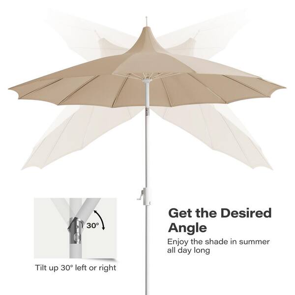 anana2301★ Ainfox Patio Umbrella with Solar Lights – AINFOX