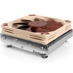 Premium Low-Profile CPU Cooler for Intel LGA1200, LGA115x and AMD AM4, Brown