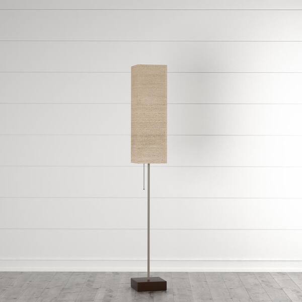 cream paper floor lamp