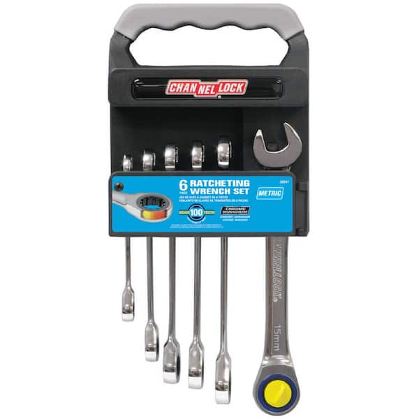 Channellock Metric Ratcheting Wrench Set (6-Piece)