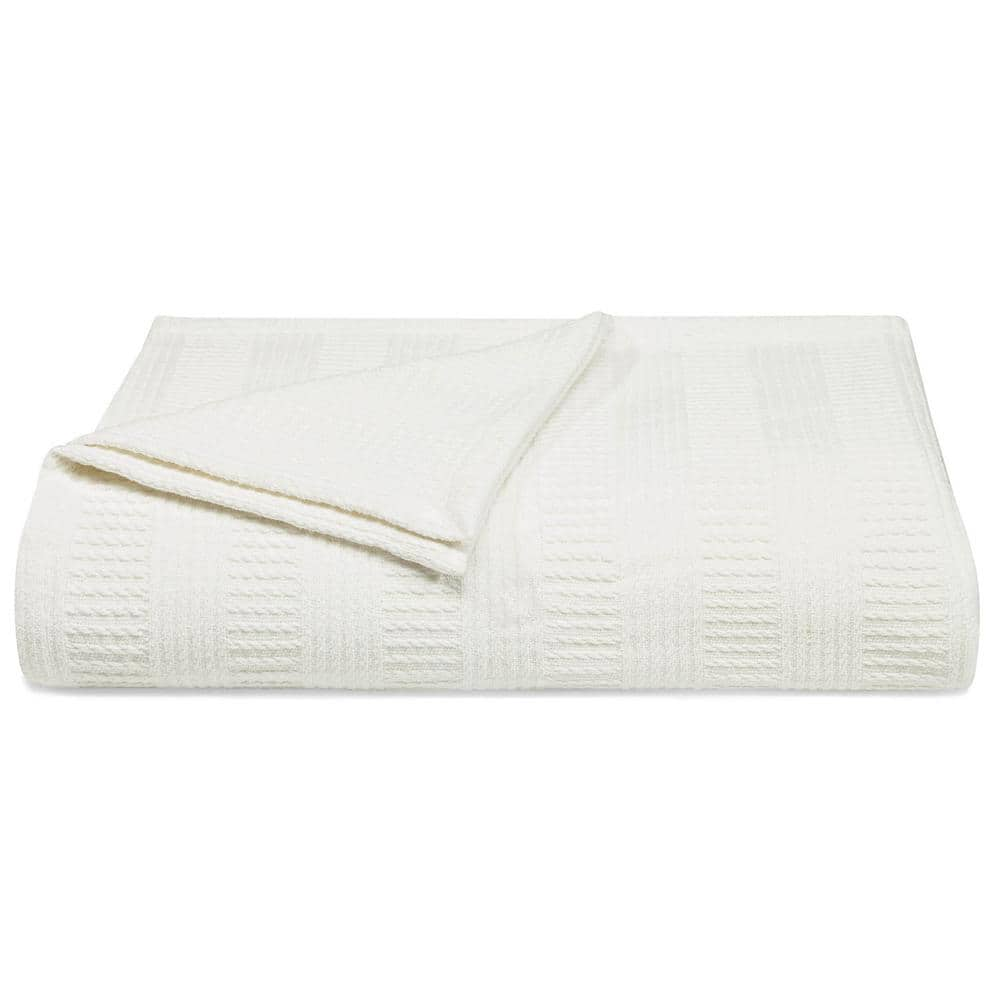 Nautica Baird Cotton Full/Queen Blanket - Navy