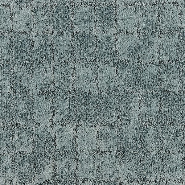 Home Decorators Collection Posh Patterns Luxe Blue 37 oz. Polyester Pattern Carpet - Installation Required