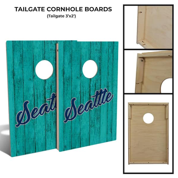 Slick Woody's Tailgate 2' by 3' Lightweight Cornhole Board Set USA Made Quality! 