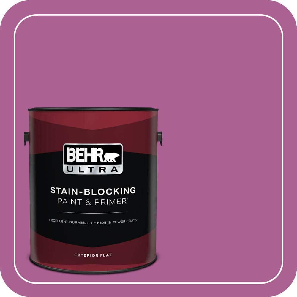 1 gal. #680B-6 Exotic Bloom Flat Exterior Paint & Primer price history on PriceWatchPro
