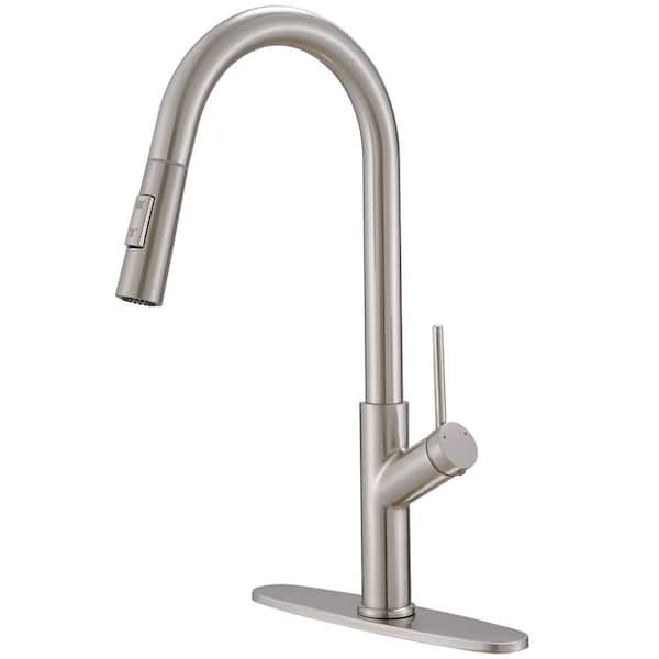 Kitchen Faucet with Pull Down Sprayer,Brushed Nickel Kitchen faucets cheapest