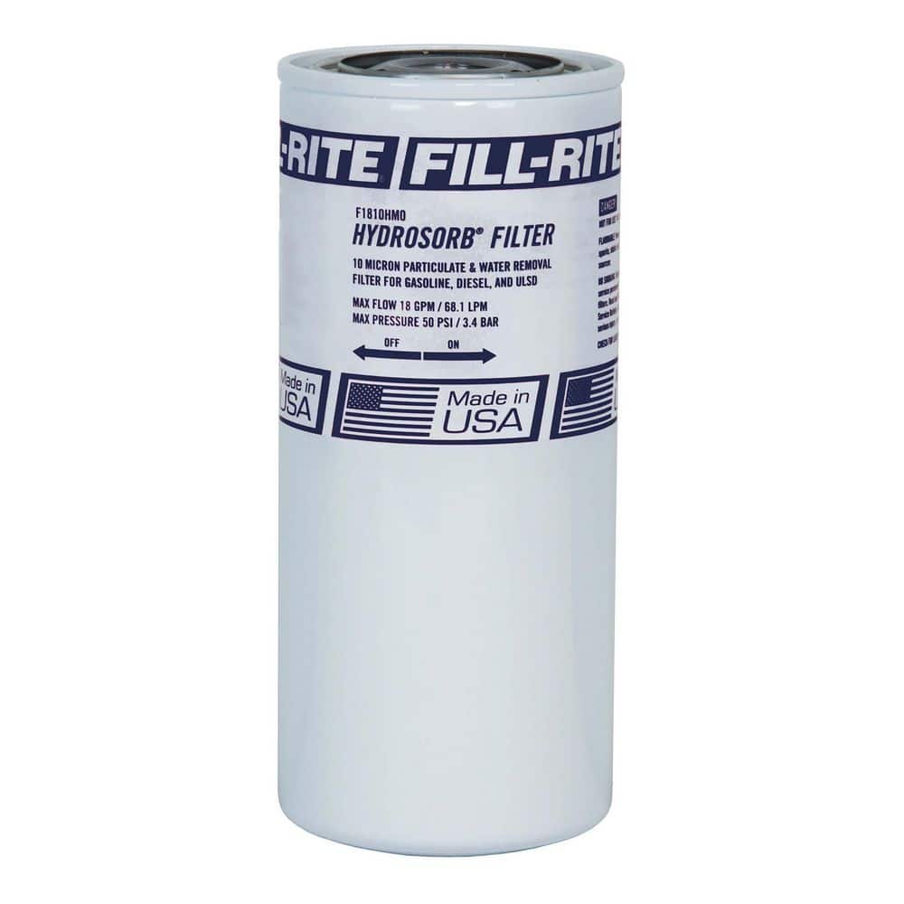 1 in.18 GPM 10 Micron Hydrasorb Spin On Fuel Filter