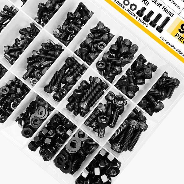thumbnail image 2 of FPVDrone Nylon Screw Assortment Kit - 420PCS M2-M6 Screws, Nuts & Washers With Storage Box 2 of 10