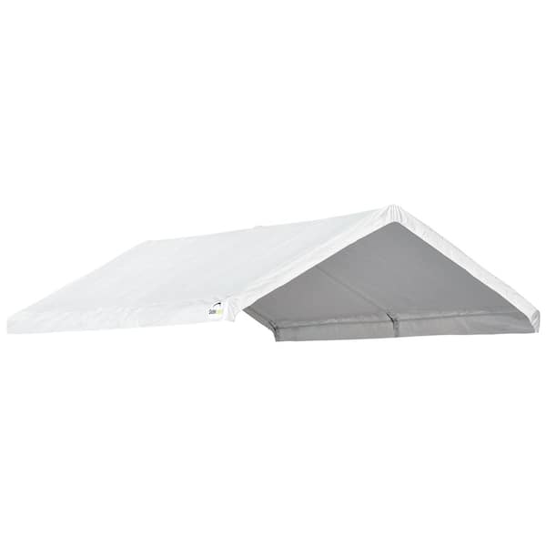 ShelterLogic 10 ft. W x 20 ft. D Accelaframe Canopy Cover in White (Fits 1-3/8 in. Frame) with Water-Resistant Fabric