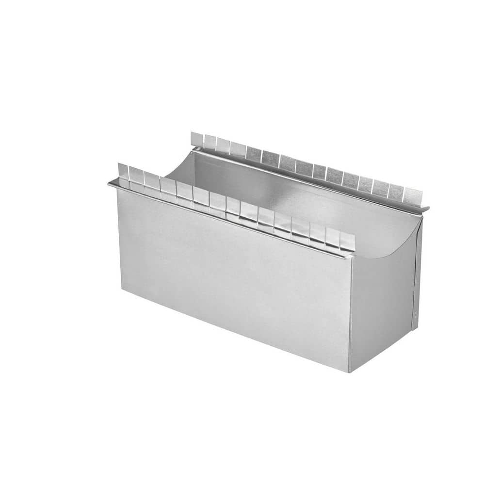 Universal 10 in. x 4 in. Galvanized Steel Register Box Saddle